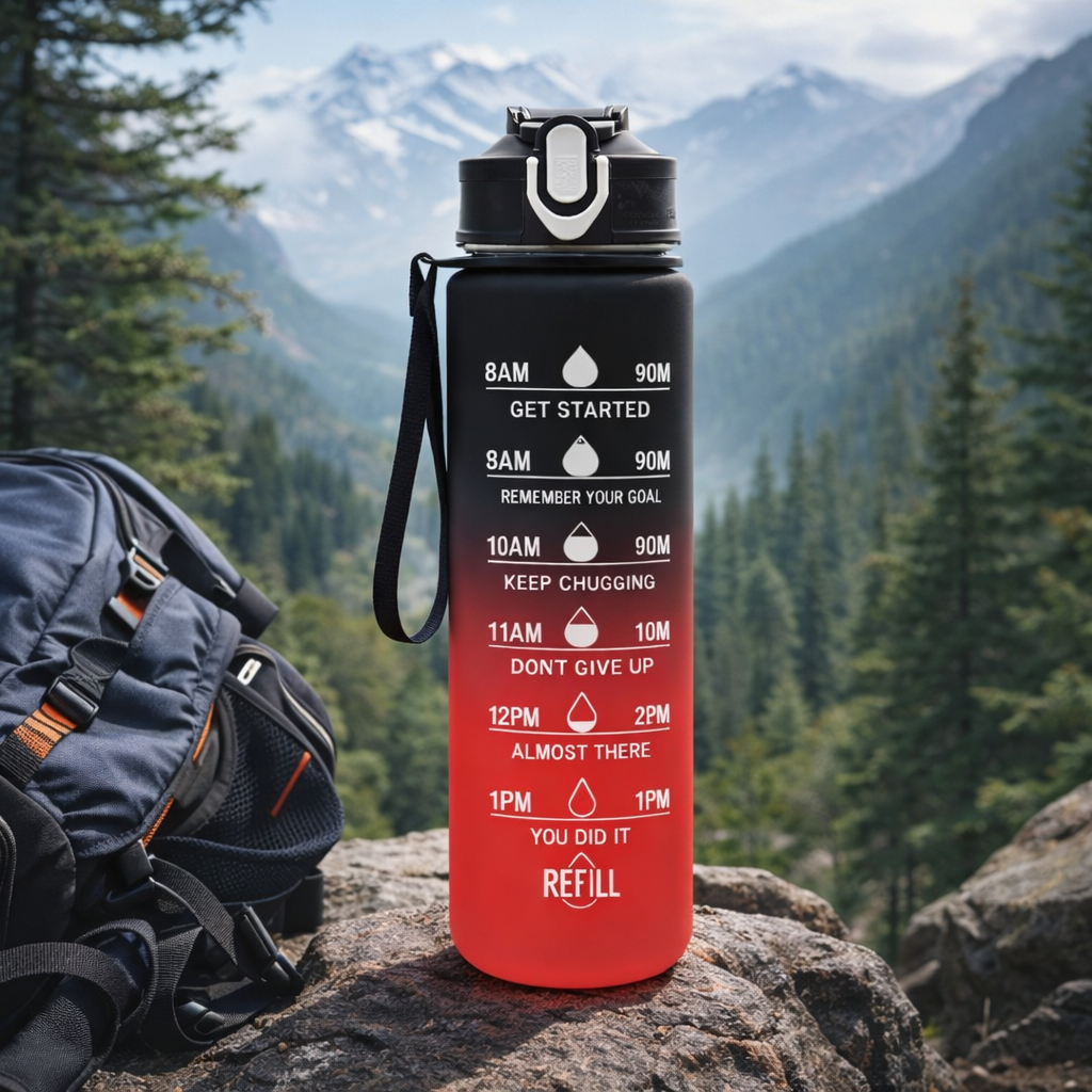 SportyHydro™ TimeFlow Water Bottle